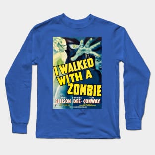 I Walked With a Zombie Movie Poster Long Sleeve T-Shirt